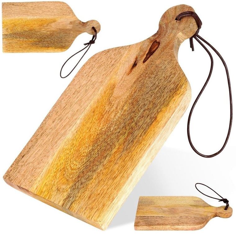 Vilde, deska do krojenia i serwowania drewniana, 19.5-10 cm