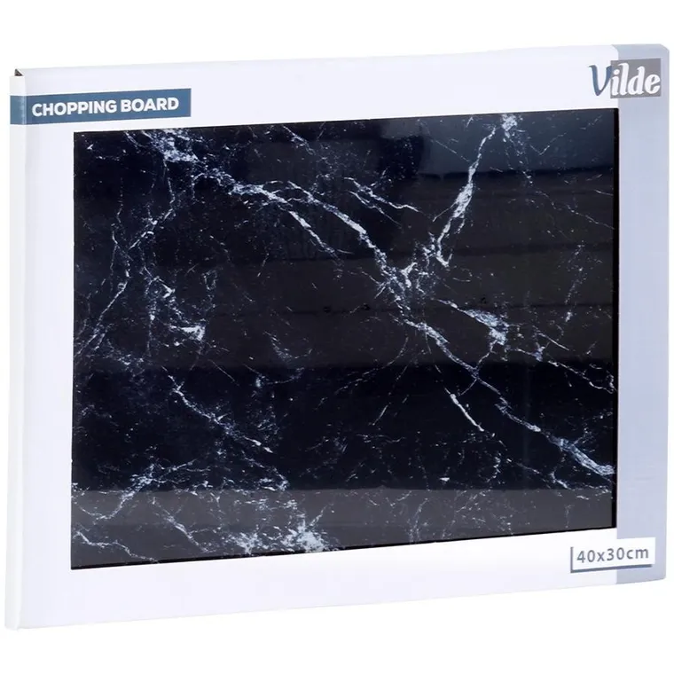 Vilde, deska do krojenia, szklana, 40-30 cm