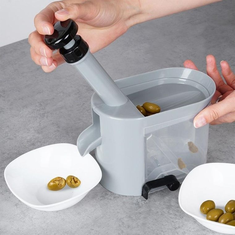 Vilde, drylownica do wiśni i oliwek z przyssawką