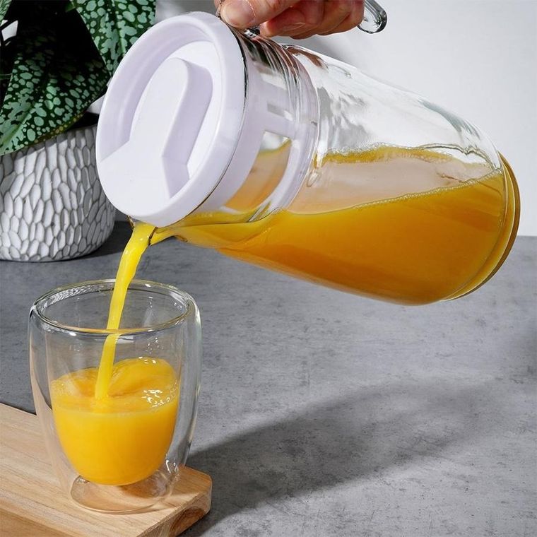 Vilde, dzbanek z pokrywką, szklany, 2l