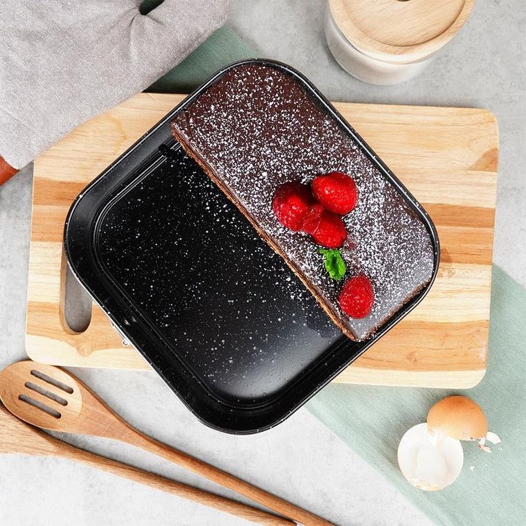 Vilde, forma do pieczenia, rozpinana, granitowa, 20-20-6,8 cm