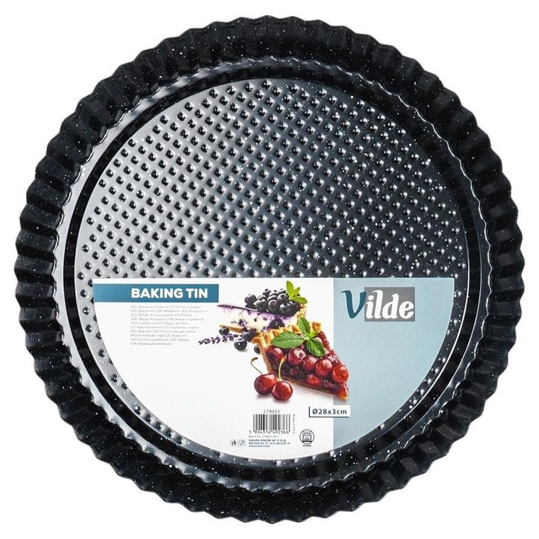 Vilde, forma do tarty, granitowa, 28-3 cm