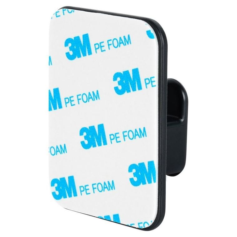 Vilde, haczyk wieszak samoprzylepny, czarny, 5-6,5 cm, 2 szt.