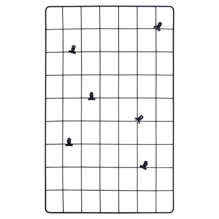 Vilde, kratka na zdjęcia, metalowa czarna, 58-36 cm