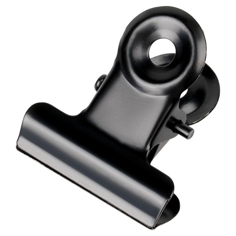 Vilde, kratka na zdjęcia metalowa, czarna, 58-72 cm