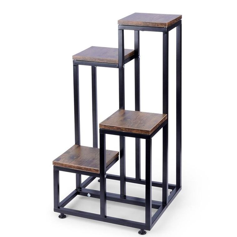 Vilde, kwietnik metalowy, 4-poziomowy, 69 cm