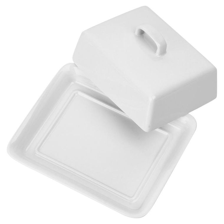 Vilde, maselniczka ceramiczna, biała