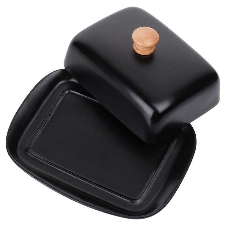 Vilde, maselniczka ceramiczna, czarna