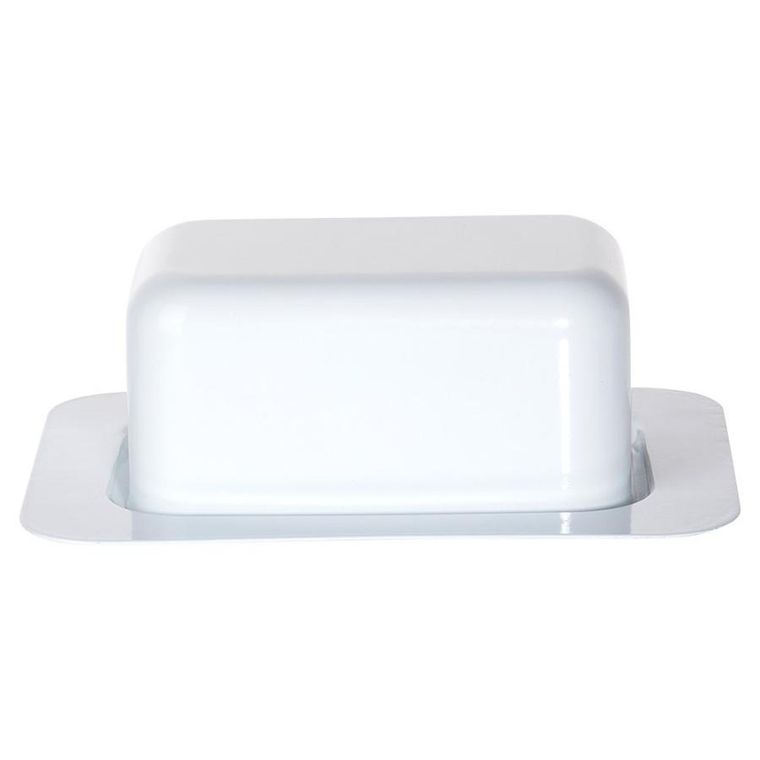 Vilde, maselniczka stalowa, biała