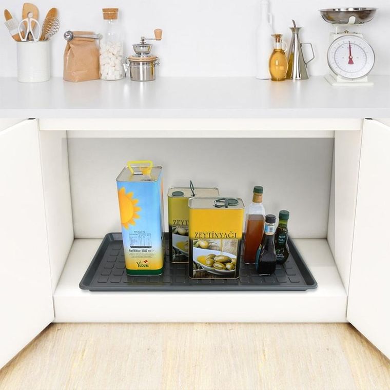 Vilde, mata na buty, szara, 70-35 cm