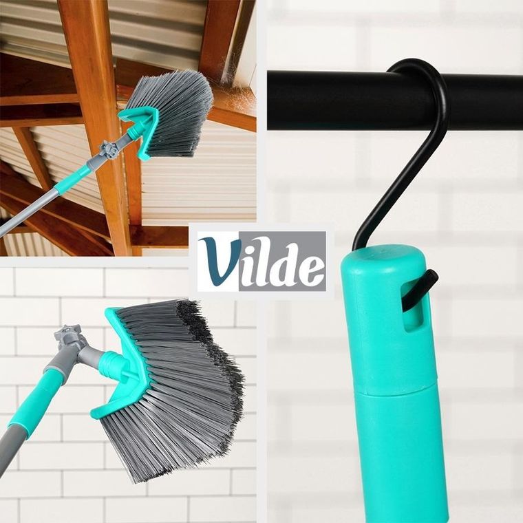 Vilde, miotła teleskopowa do kurzu i pajęczyn, trójkątna, 115-180 cm