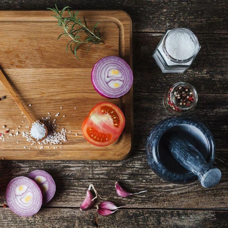 Vilde, moździerz granitowy z tłuczkiem, 11 cm