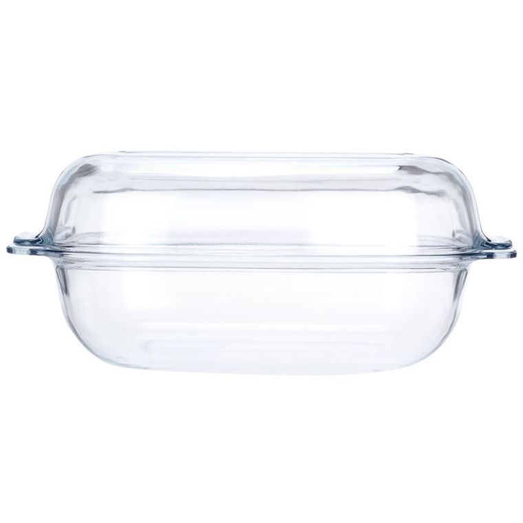 Vilde, naczynie żaroodporne z pokrywką, szklane, 3,1+2,6 l