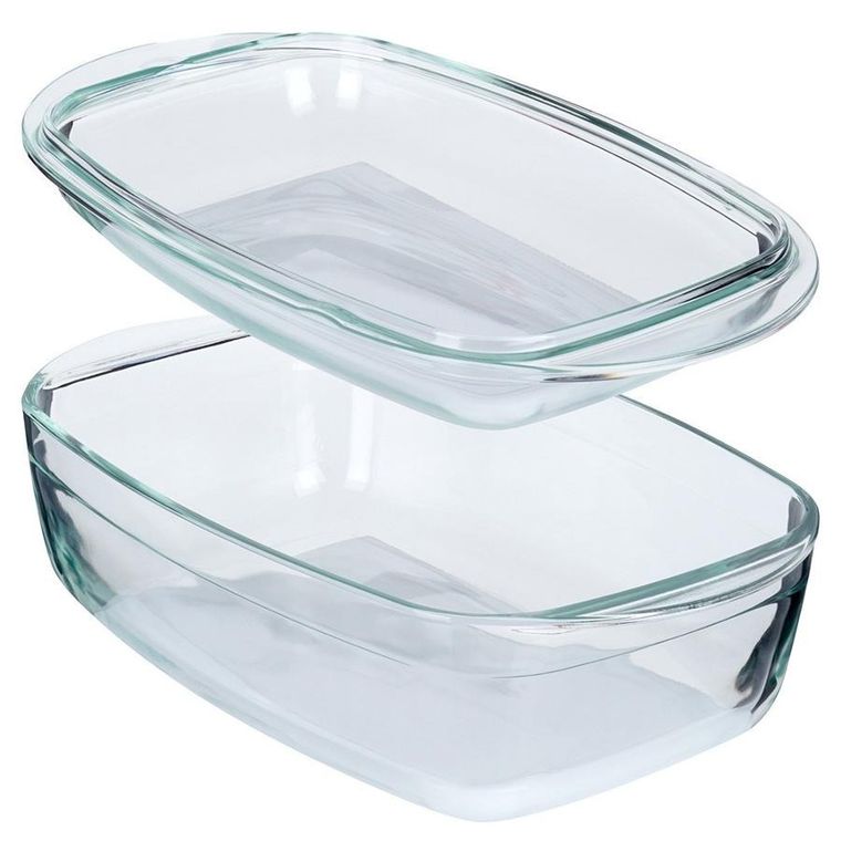 Vilde, naczynie żaroodporne z pokrywką, szklane, 3+1.5 l