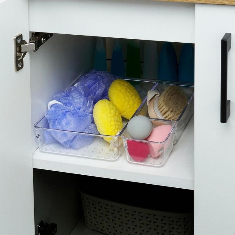 Vilde, organizer na kosmetyki do makijażu, akrylowy, 4 el.