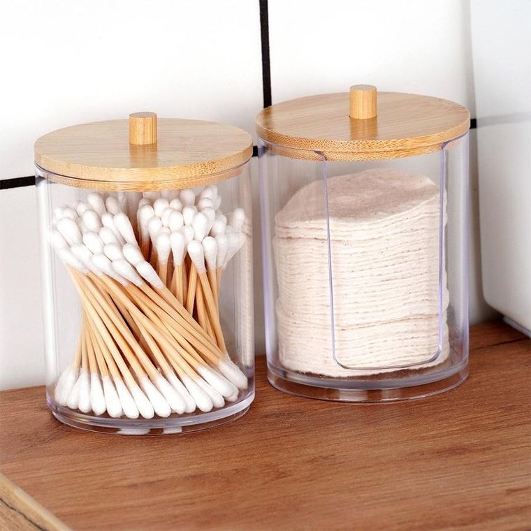 Vilde, pojemnik na patyczki i płatki kosmetyczne