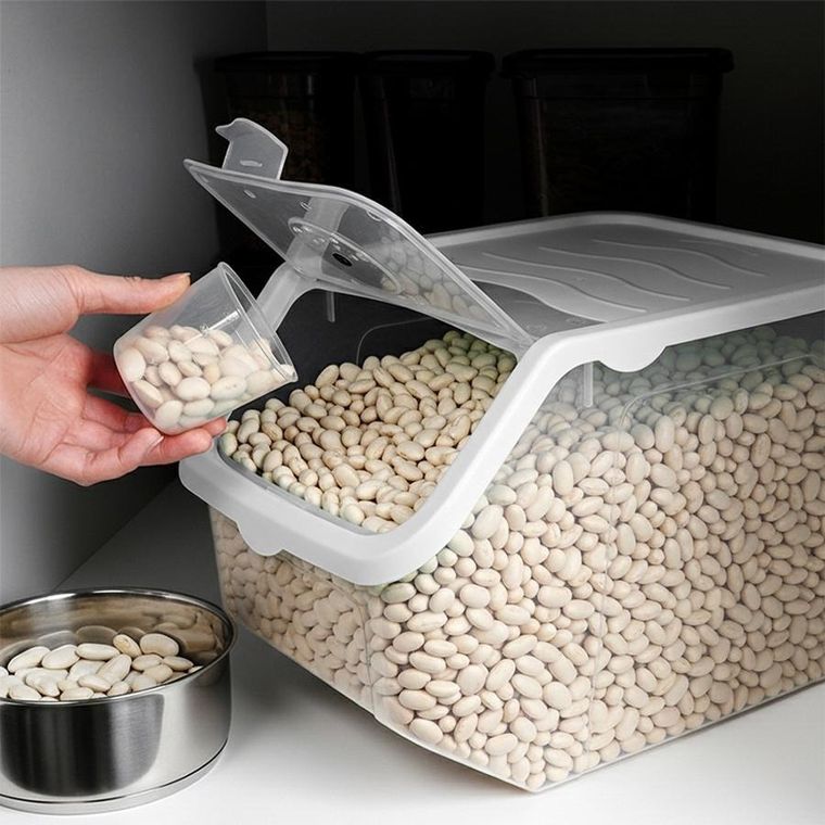 Vilde, pojemnik na warzywa i owoce, z pokrywką, przezroczysty, 12 l