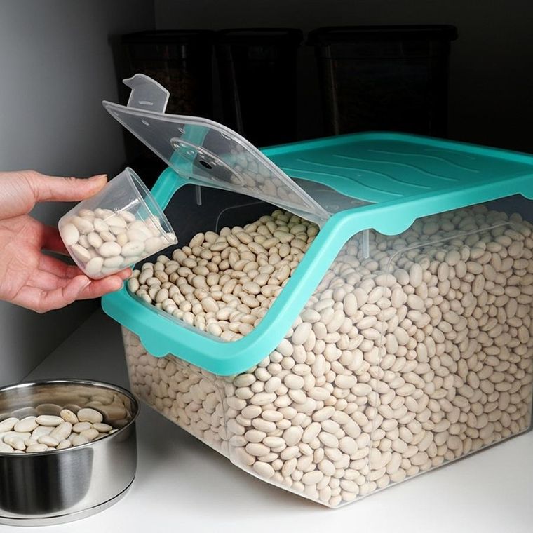 Vilde, pojemnik na warzywa i owoce, z pokrywką, przezroczysty, 12 l