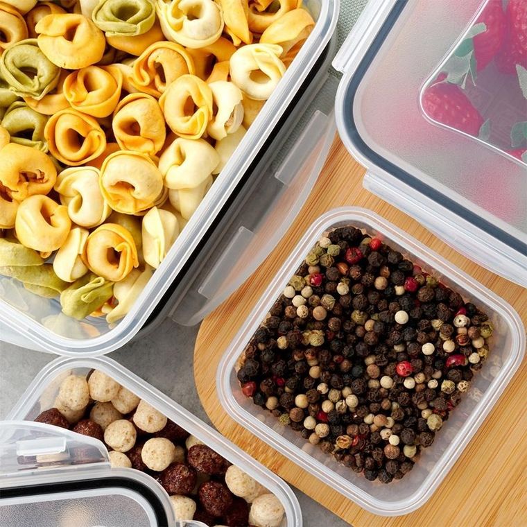 Vilde, pojemniki na żywność z pokrywką i uszczelką, 4 szt.