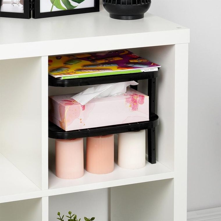 Vilde, półka kuchenna, czarna, 31-22-14,5/11,5 cm