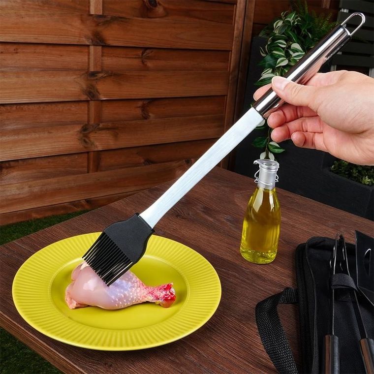 Vilde, przybory do grilla w etui, 10 elementów