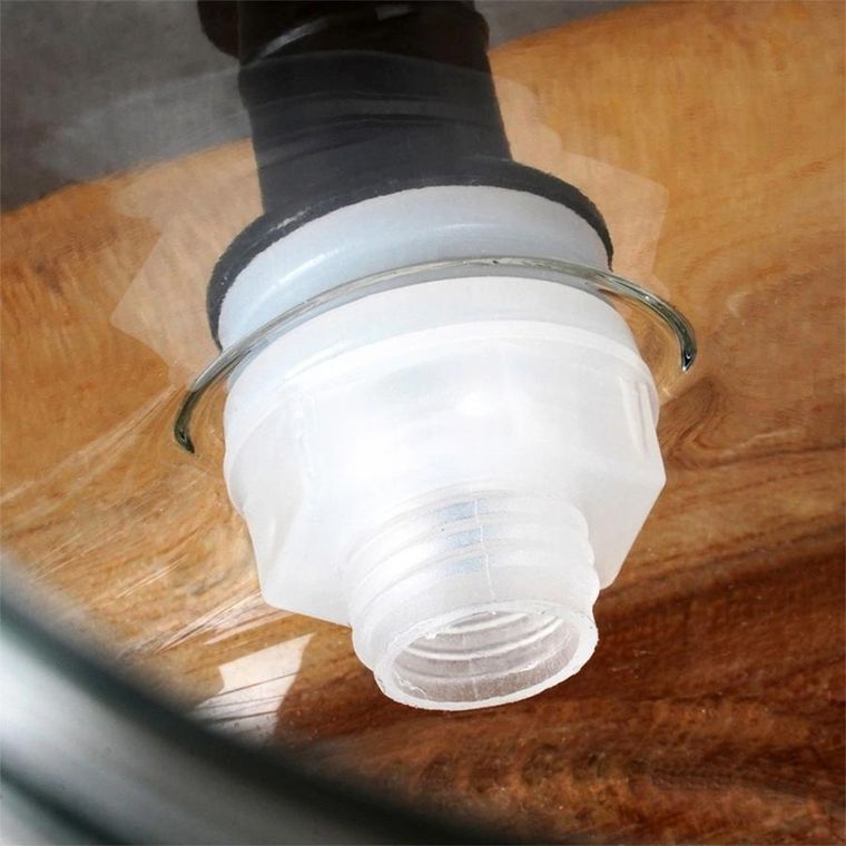 Vilde, słój szklany do napojów z kranikiem i stojakiem, 3,2l