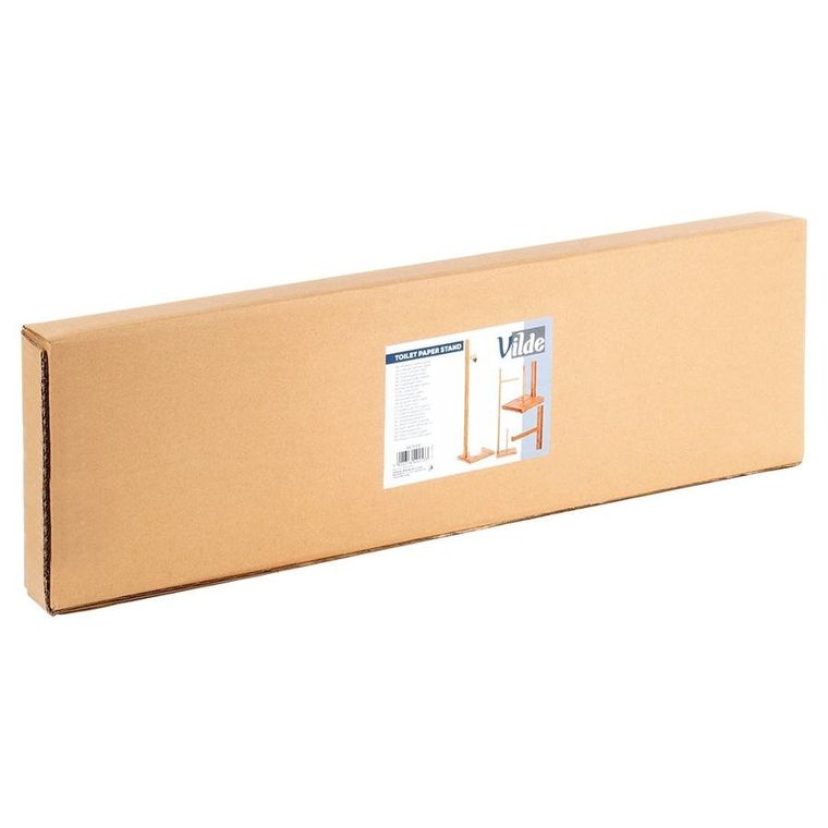 Vilde, stojak na papier toaletowy, drewniany, 70 cm