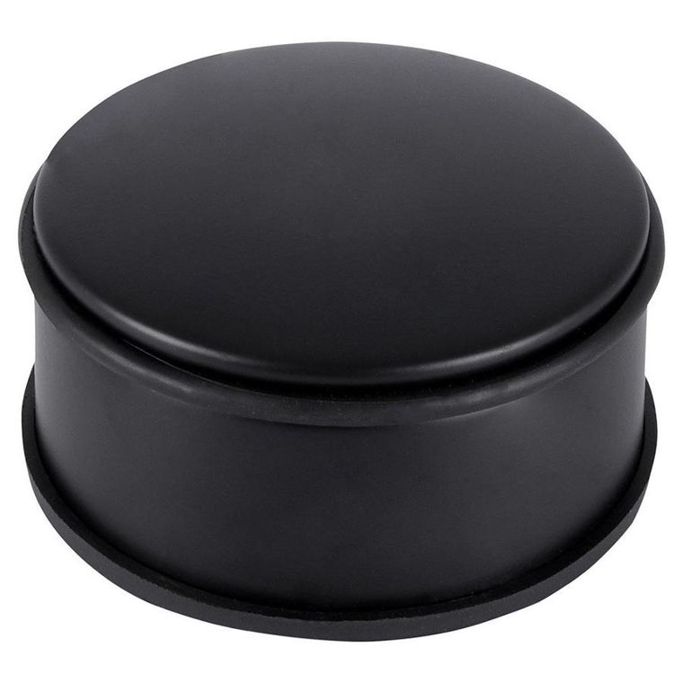 Vilde, stoper do drzwi metalowy, czarny, 11,5 cm