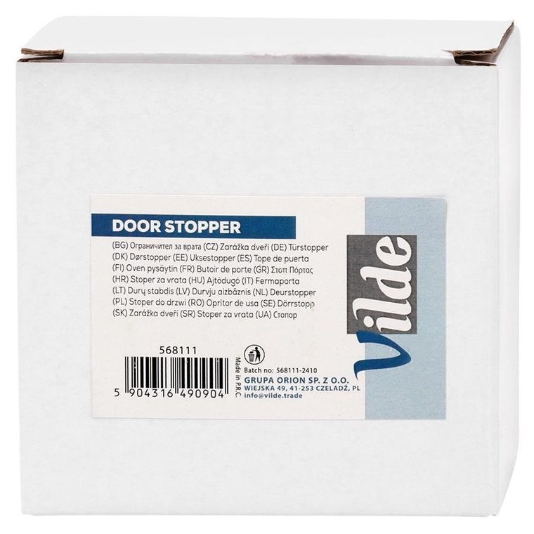 Vilde, stoper do drzwi, stalowy, 11,5-5,5 cm