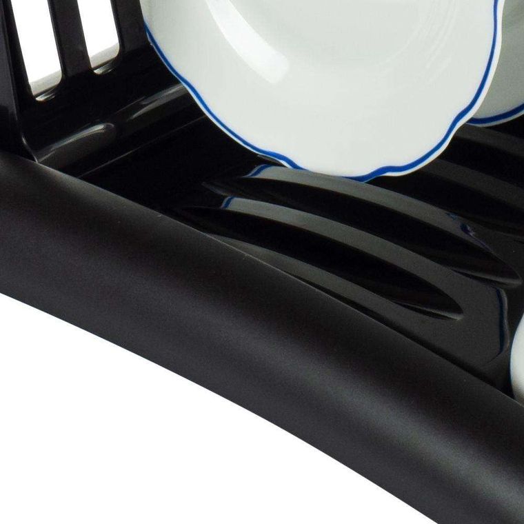 Vilde, suszarka na naczyń, czarna, 45-39-26 cm