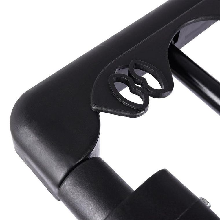 Vilde, suszarka na pranie metalowa, czarna rozsuwana XXL, 110-189 cm