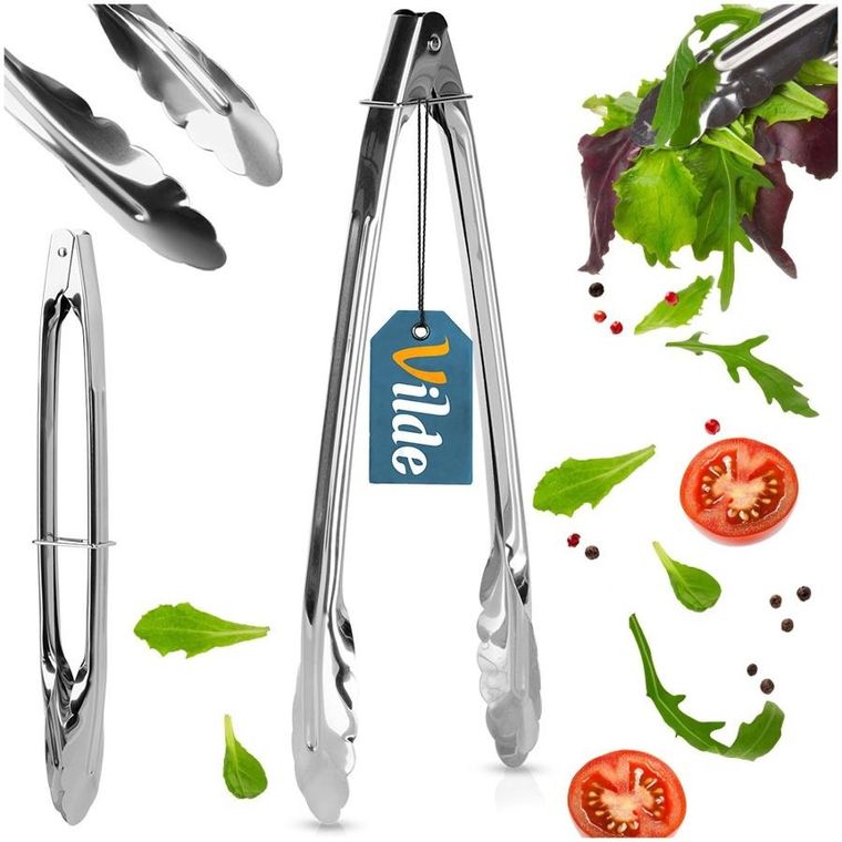 Vilde, szczypce kuchenne stalowe, 30 cm