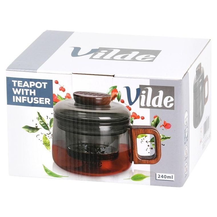 Vilde, szklanka z zaparzaczem do herbaty, 240 ml