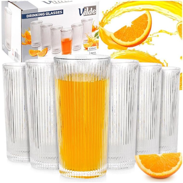 Vilde, szklanki, 320 ml, 6 szt.