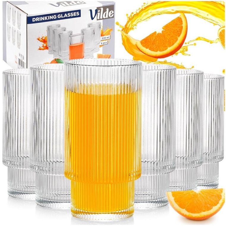 Vilde, szklanki, 320 ml, 6 szt.