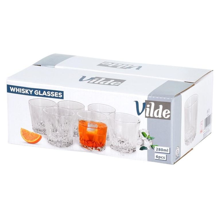 Vilde, szklanki do whisky, 280 ml, 6 szt.
