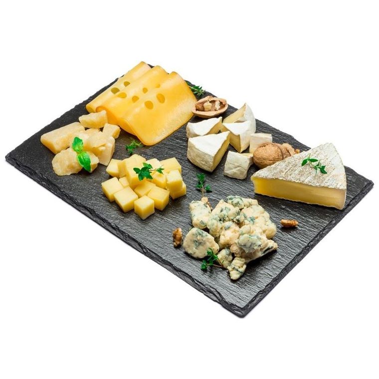 Vilde, Taca do serwowania kamienna łupek prostokątna, 30-20 cm