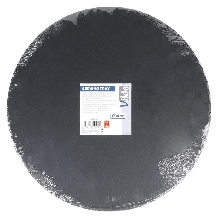 Vilde, taca do serwowania, okrągła, kamienna, łupek, 30 cm