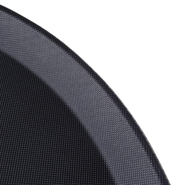 Vilde, taca kelnerska antypoślizgowa, czarna, 35 cm