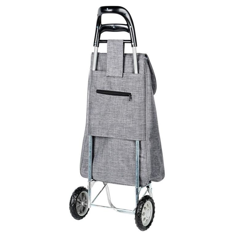 Vilde, wózek z torbą na zakupy, szary, 30l