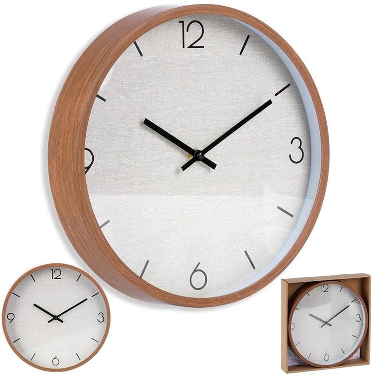 Vilde, zegar ścienny, brązowy, 29.5 cm