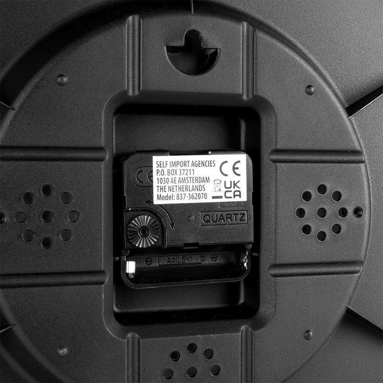 Vilde, zegar ścienny, złoty biały, 30 cm