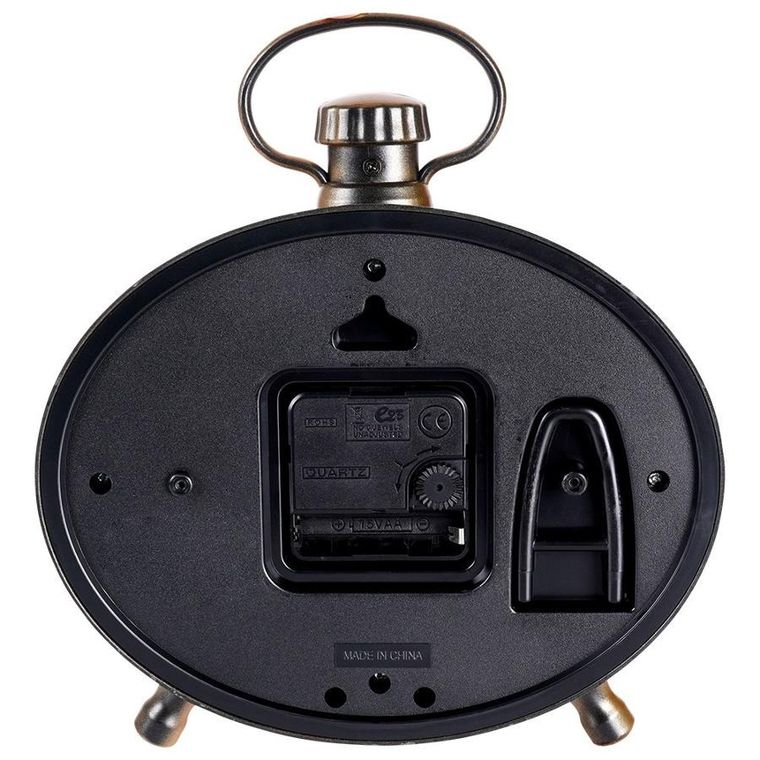 Vilde, zegar ścienny, złoty, czarny budzik, 20.5-24 cm