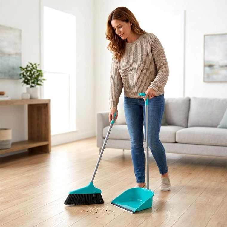 Vilde, zmiotka z szufelką, długa, 95 cm, 2 elementy