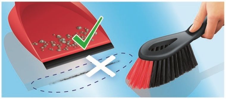 Vileda, szufelka ze zmiotką 2w1