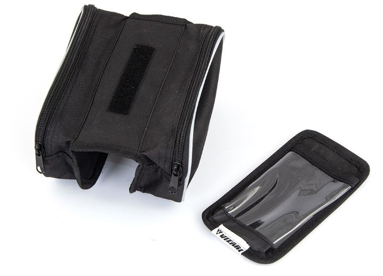 Vizari, torba rowerowa na ramę, z etui na telefon