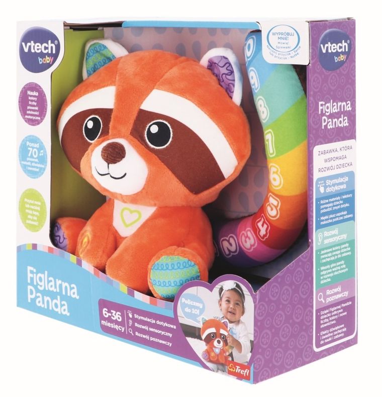 Vtech, Figlarna Panda, maskotka interaktywna