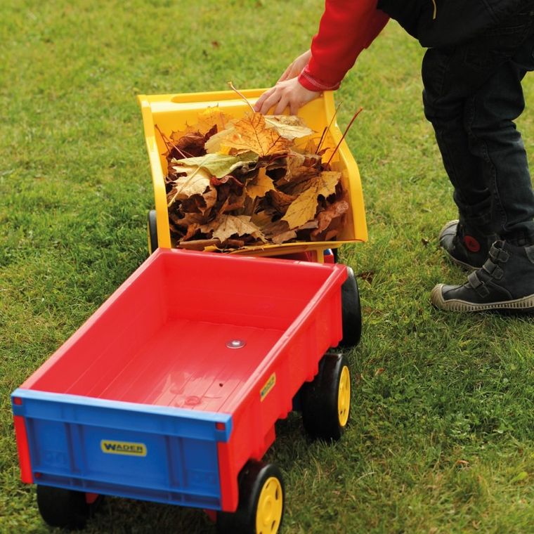 Wader, Gigant, wózek-przyczepa, czerwona