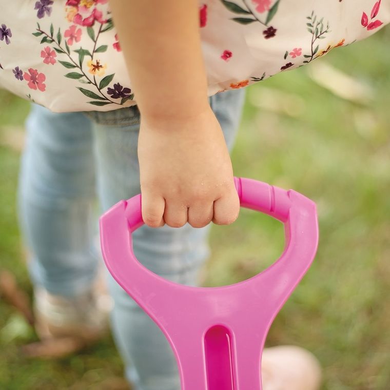 Wader, Gigant, wózek-przyczepa, różowy