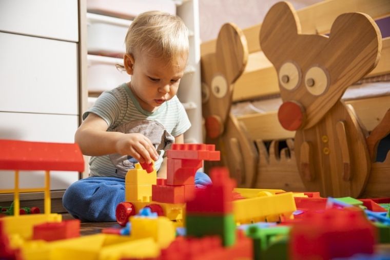 Wader, Kids Blocks, klocki konstrukcyjne, 50 elementów